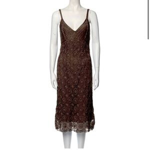 Carmen Marc Valvo Slip Evening Gown. Size M